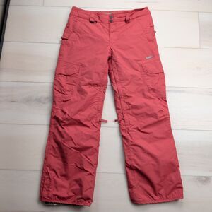 686 Mannual Snow Pants Womens Medium Orange Ski Snowboard Gaiters SixEightSix